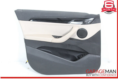 16-22 BMW X1 Front Left Driver Side Interior Door Trim Panel OEM