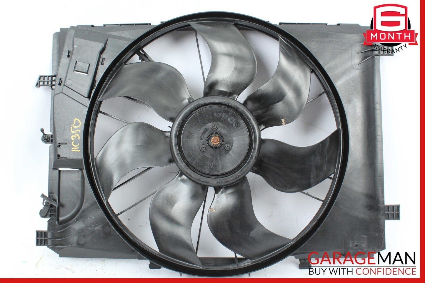 08-18 Mercedes C300 C250 E350 CLS400 Engine Radiator Cooling Fan Motor Assembly