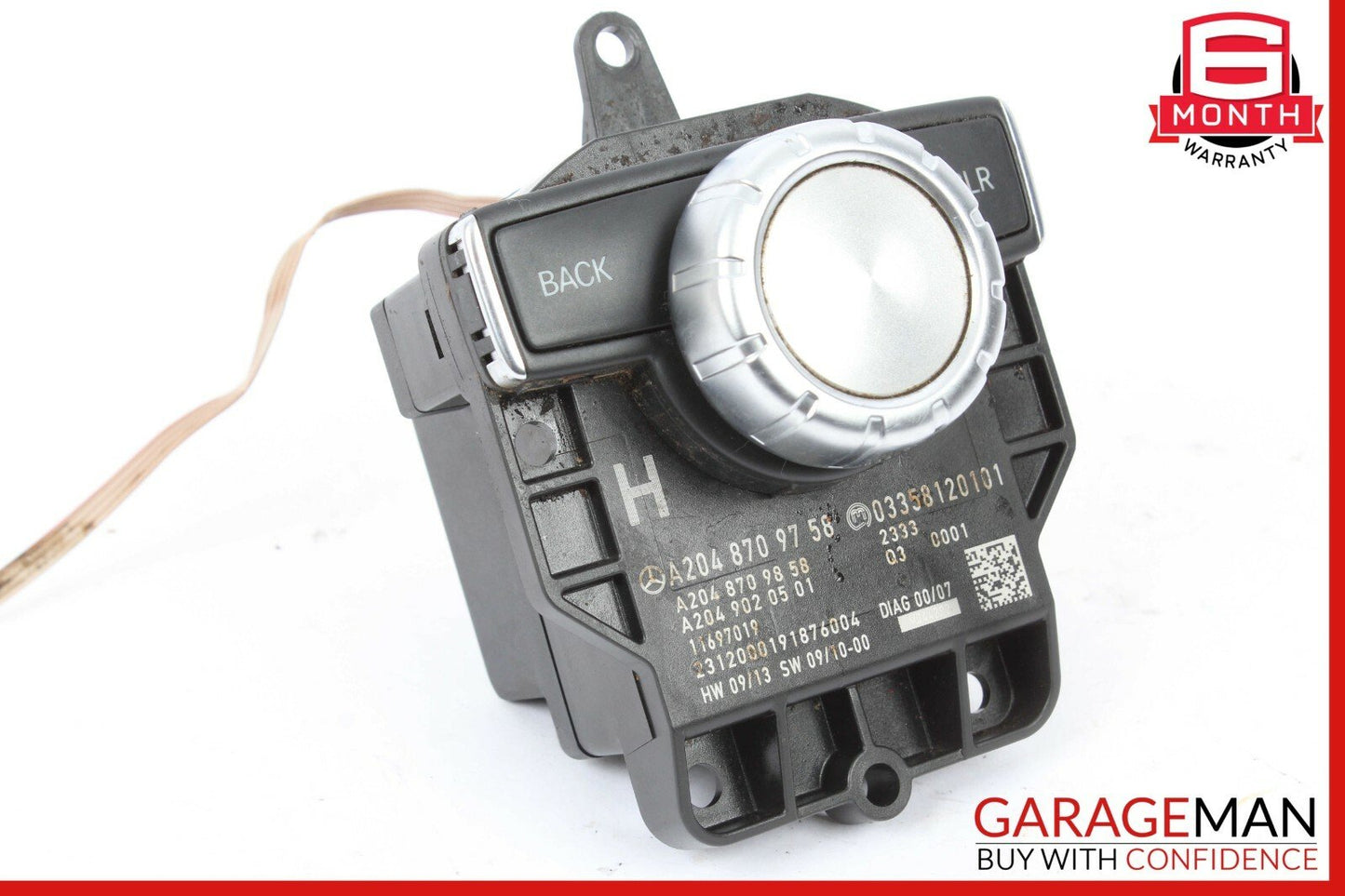 12-15 Mercedes C250 E400 GLK250 Console Head Unit Controller Knob Multi Switch