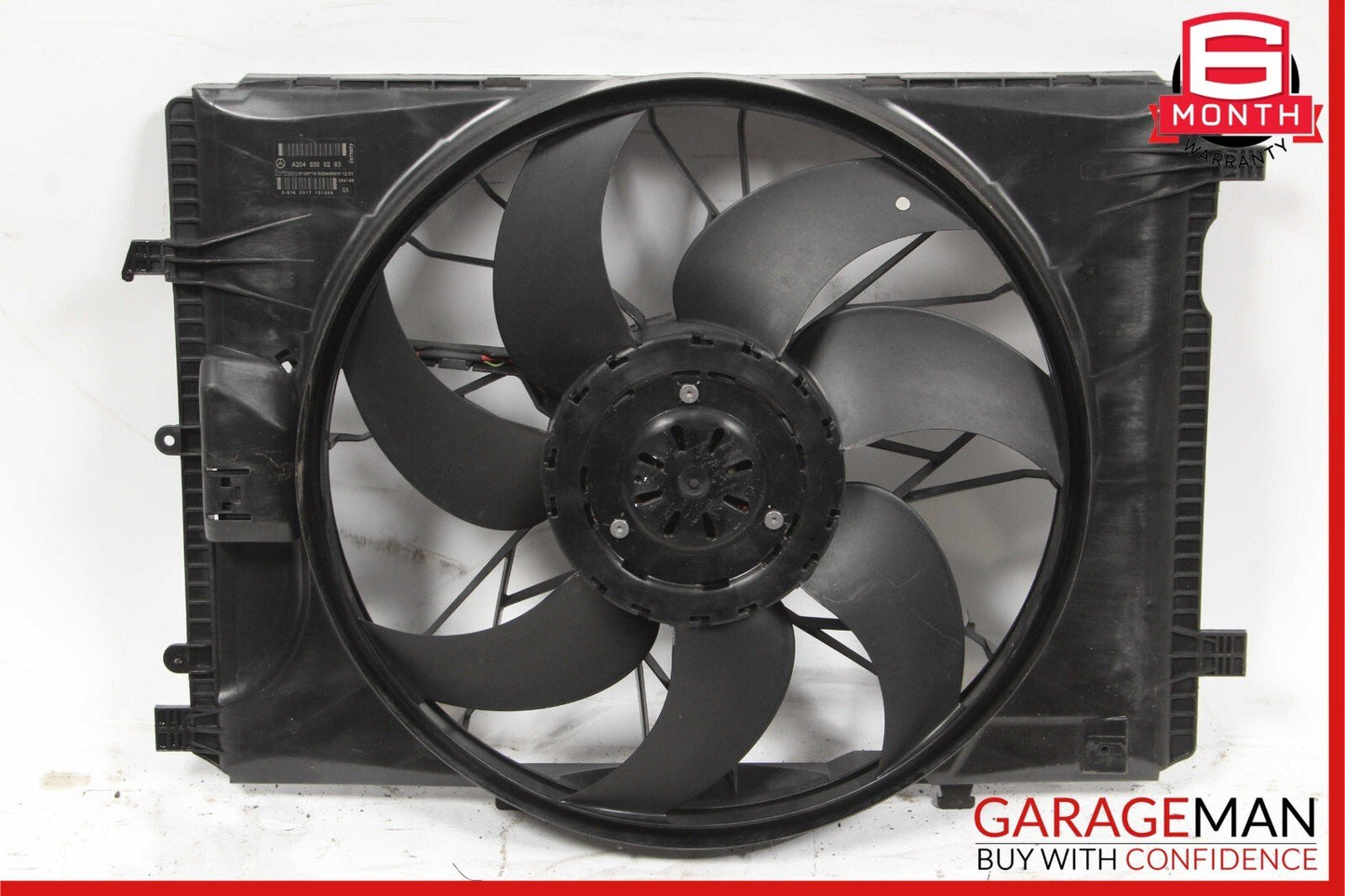 08-16 Mercedes X204 GLK350 C300 E350 Engine Radiator Cooling Fan Motor Assembly