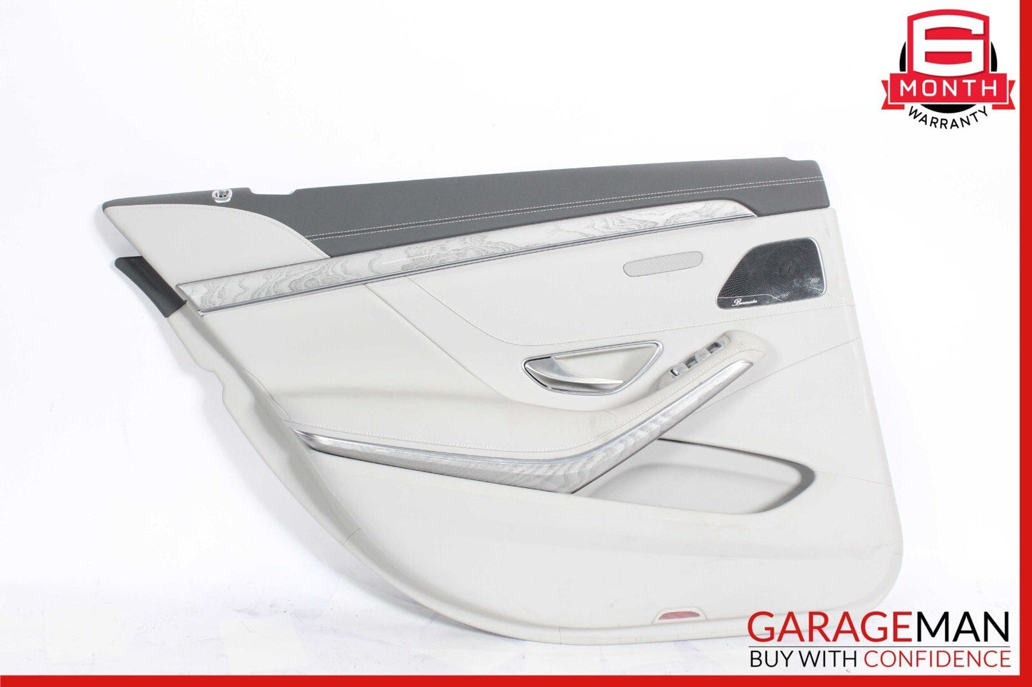 14-17 Mercedes W222 S550 S500 Rear Left Side Interior Door Panel Cover Gray