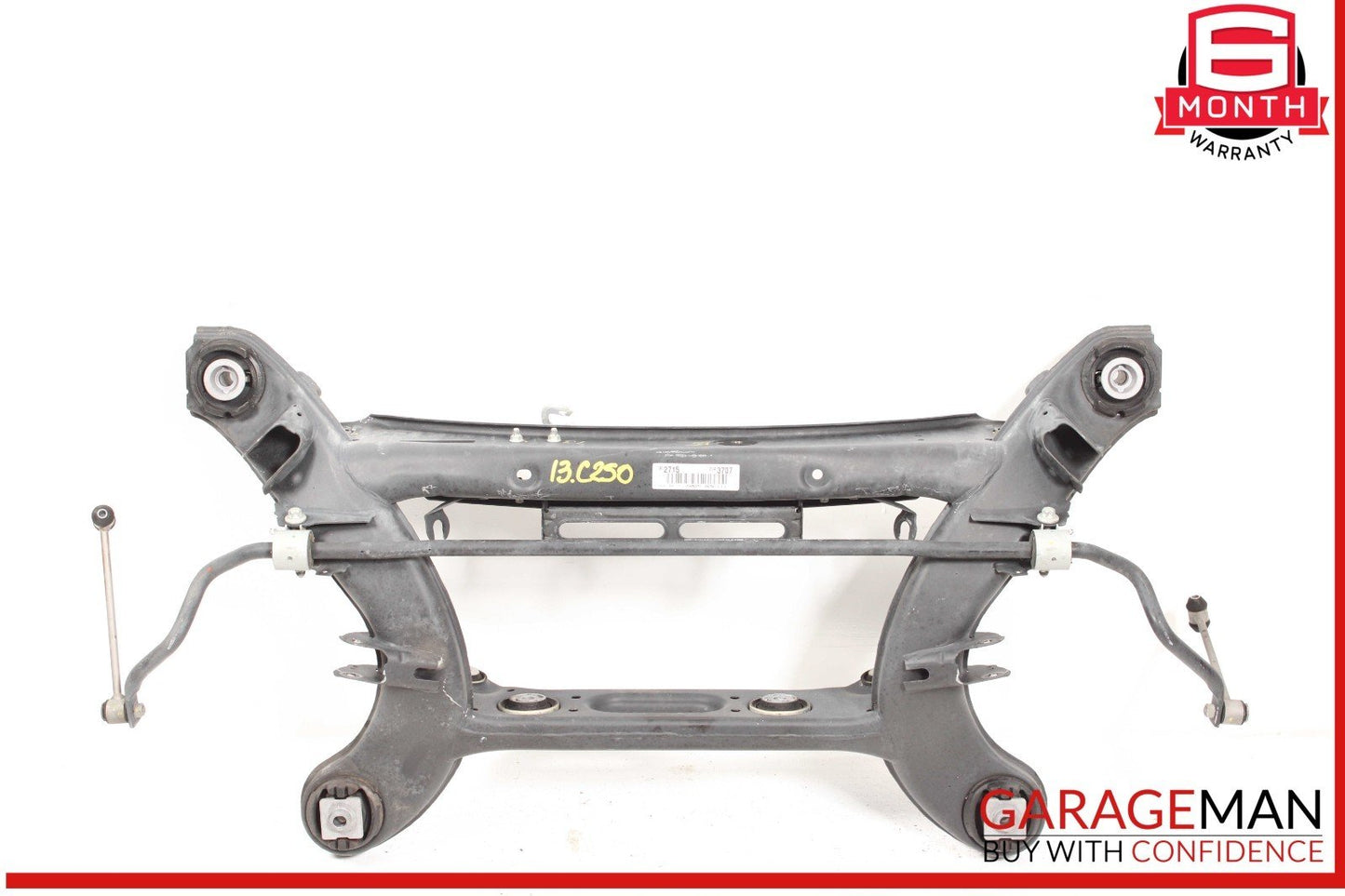 10-18 Mercedes W204 C250 E350 Rear Sub Frame Crossmember Cradle Assembly OEM