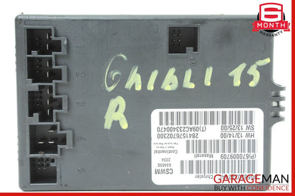 14-17 Maserati Ghibli Seat Heater Fan HVAC Control Module 670009709 OEM