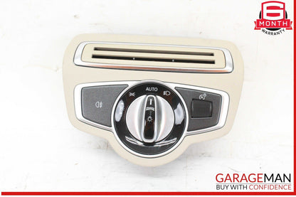 15-20 Mercedes W205 C300 C400 GLC300 Dash Headlight Switch 2059057007 OEM
