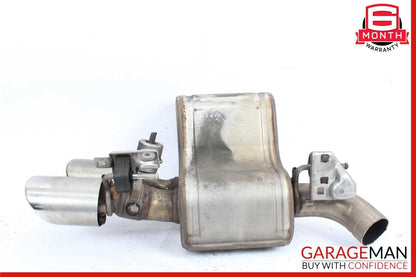 14-17 Maserati Ghibli M157 Rear Left Driver Side Exhaust Muffler Dual Tip