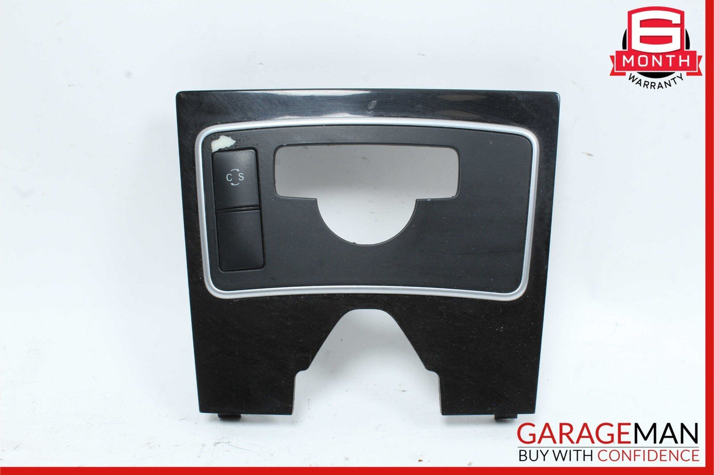 10-13 Mercedes W212 E350 E250 E550 Center Console Switch Trim Cover Bezel Wood