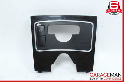10-13 Mercedes W212 E350 E250 E550 Center Console Switch Trim Cover Bezel Wood