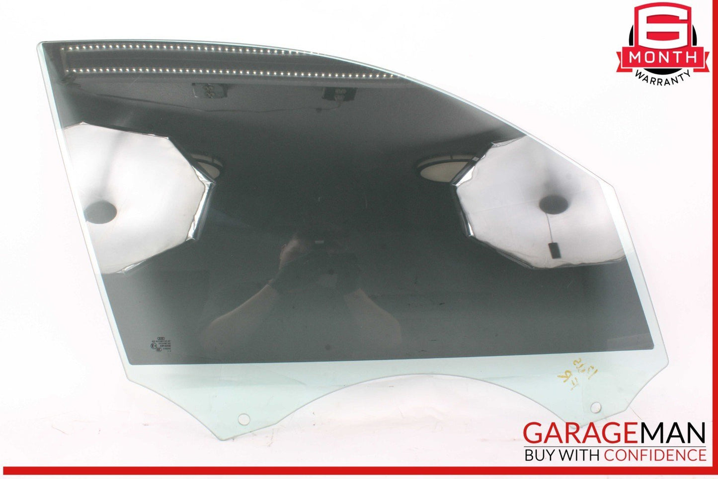 12-17 Audi Q5 Front Right Passenger Side Door Window Glass 43R00050 OEM