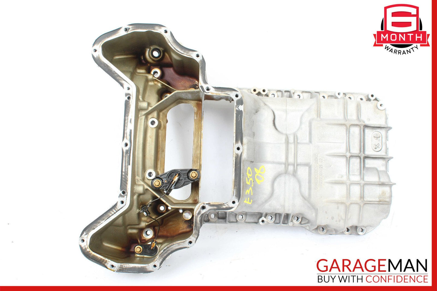 05-11 Mercedes W211 E350 C350 Engine Upper Oil Sump Baffle Pan 2720142102 OEM