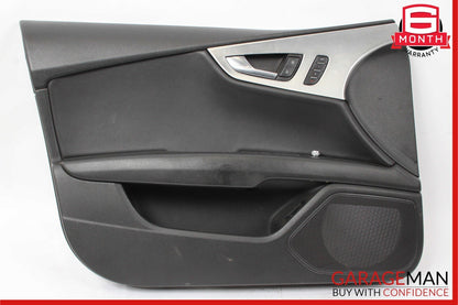 12-15 Audi A7 Front Left Driver Side Interior Door Panel Trim Cover Assembly OEM