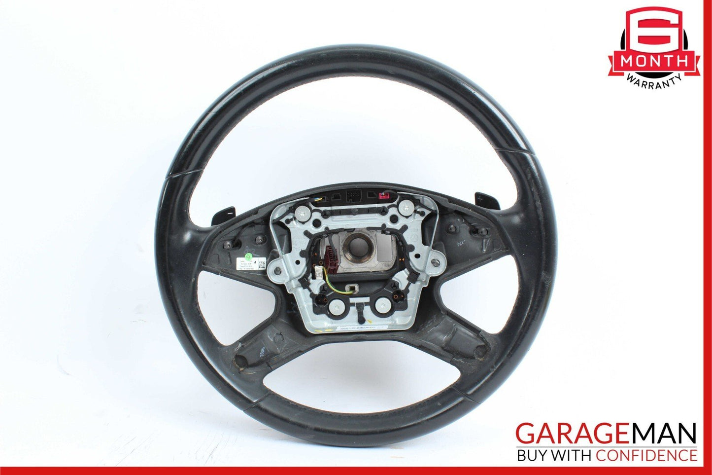 10-13 Mercedes W212 E350 E550 E400 Steering Wheel w/ Paddle Shifters Black OEM