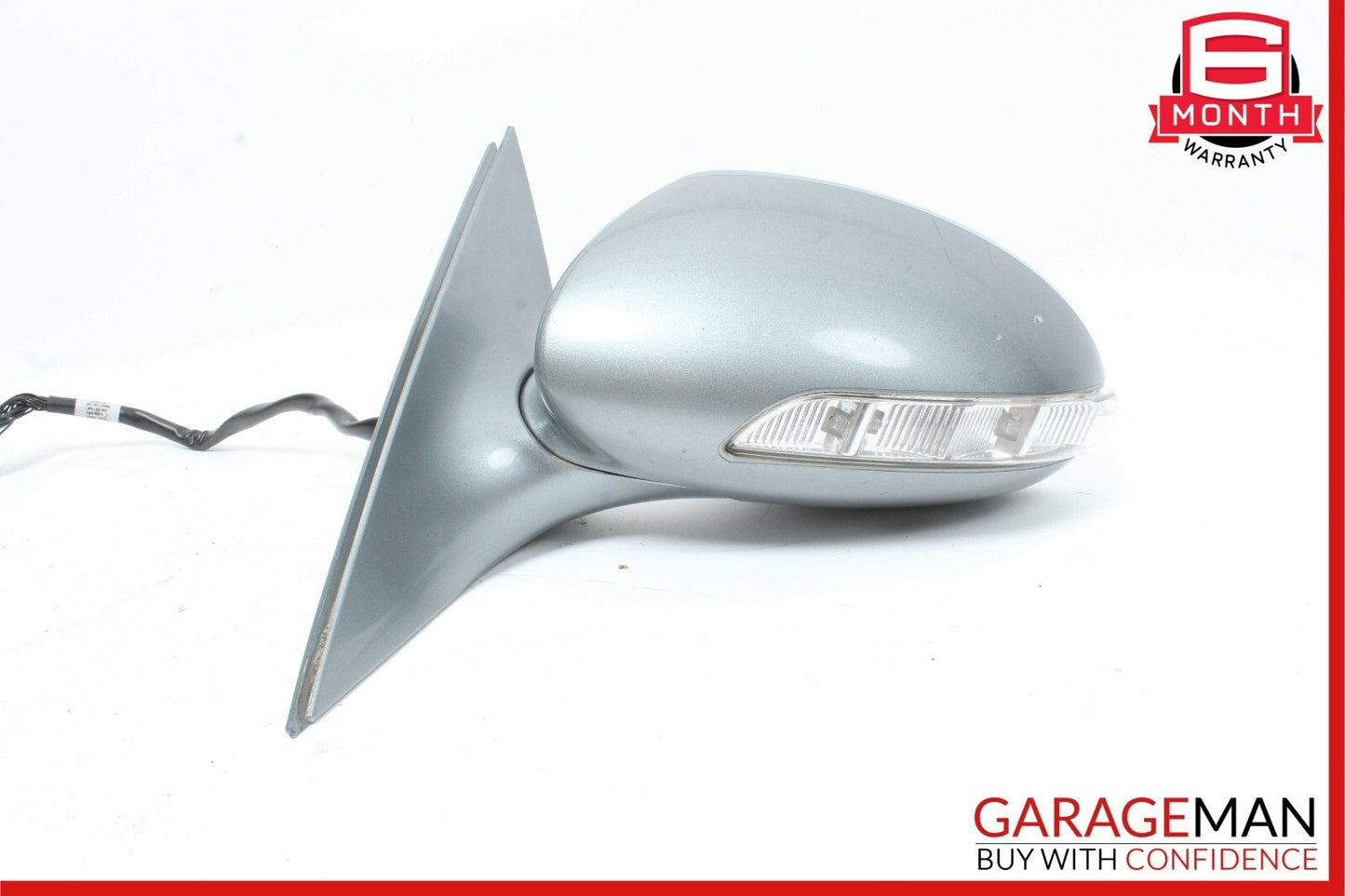 07-09 Mercedes W221 S550 Front Left Side Mirror Door Rear View Andorite Grey OEM