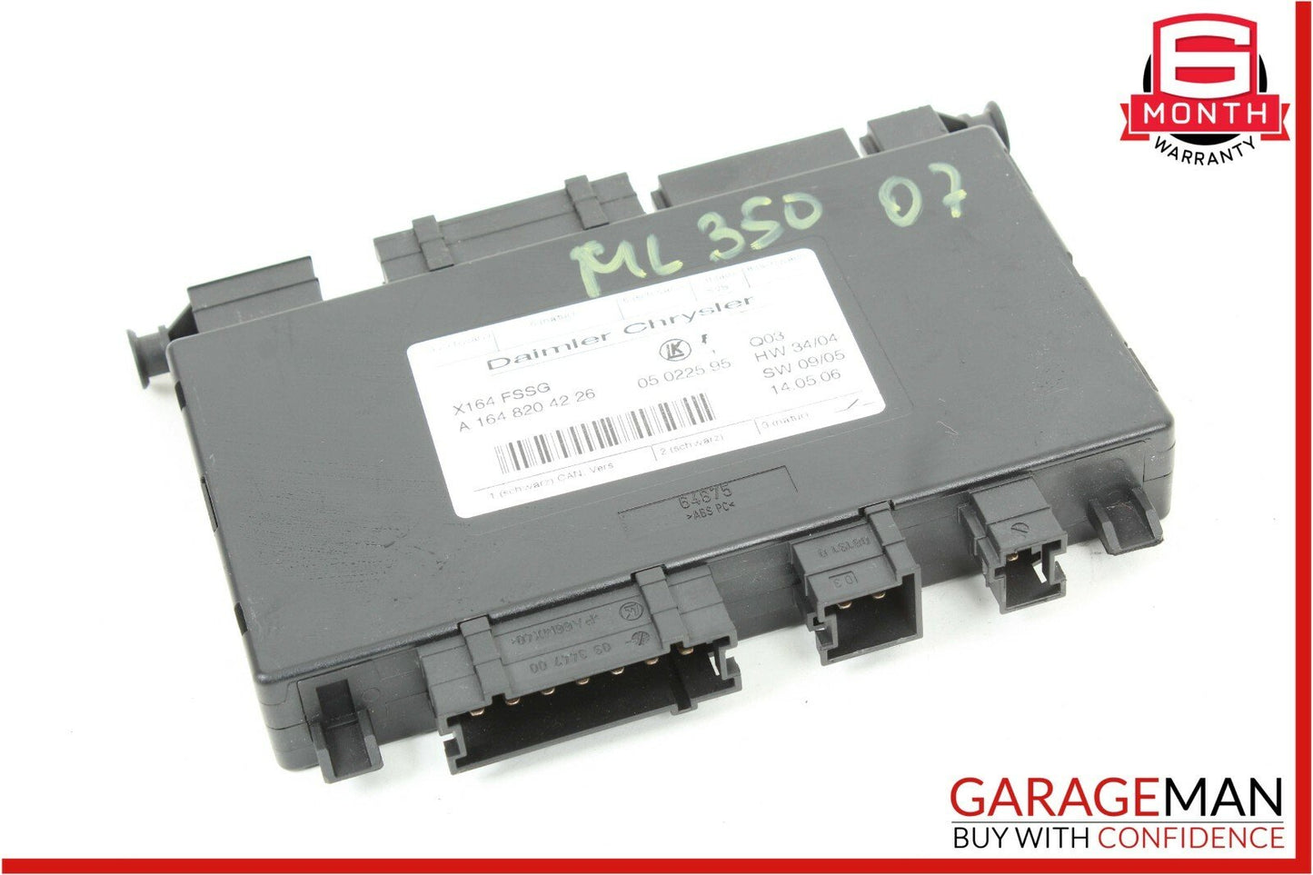 07-09 Mercedes X164 GL450 Third Row Seat Power Folding Control Module Unit OEM