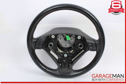 01-09 Volvo S60 Steering Wheel Assembly w/ Controls Black 30680819 OEM