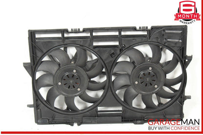 12-18 Audi A7 A6 Dual Radiator Motor Cooling Fan Shroud Assembly 4H0121003N OEM