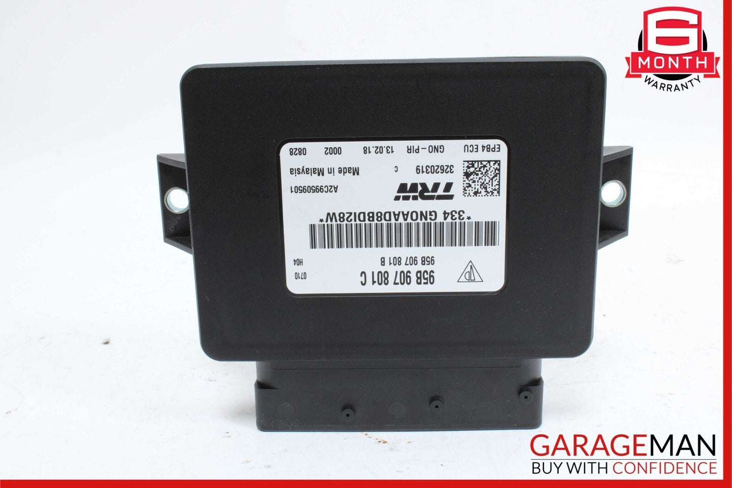 15-18 Porsche Macan Parking Brake Module Control Unit 95B907801C OEM