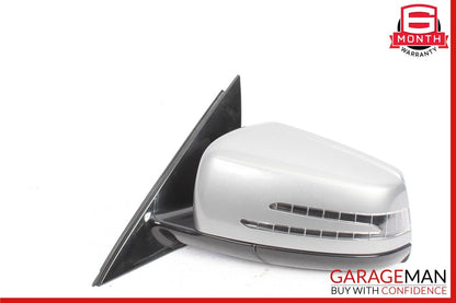 10-13 Mercedes W212 E550 Front Left Driver Side Door Rear View Mirror Silver