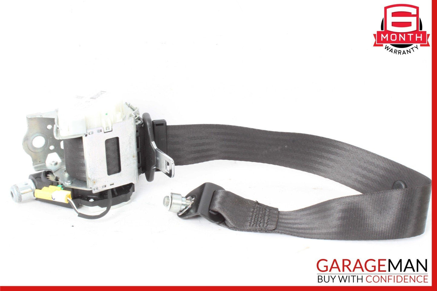 08-19 Maserati GranTurismo M145 Rear Left Driver Side Seat Belt Black OEM