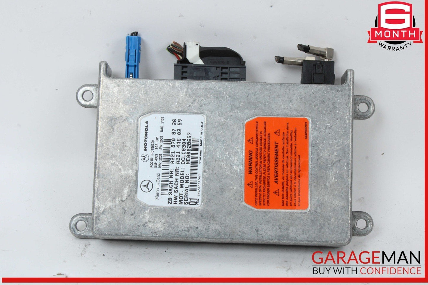 06-12 Mercedes R171 SLK280 E350 Voice Communication Control Module Unit OEM