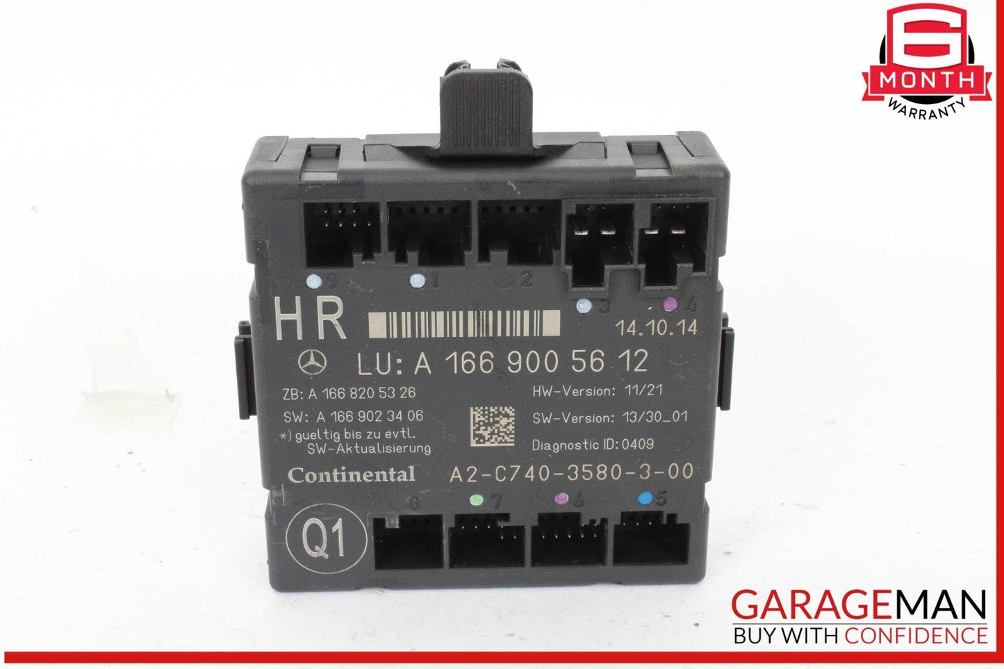 12-19 Mercedes X166 GL450 ML400 GLE350 Rear Right Side Door Control Module Unit