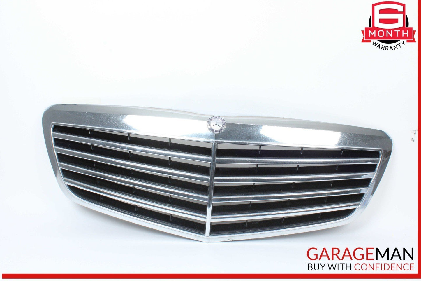 10-13 Mercedes W221 S550 S63 AMG Front Hood Radiator Grill Grille Trim Cover OEM