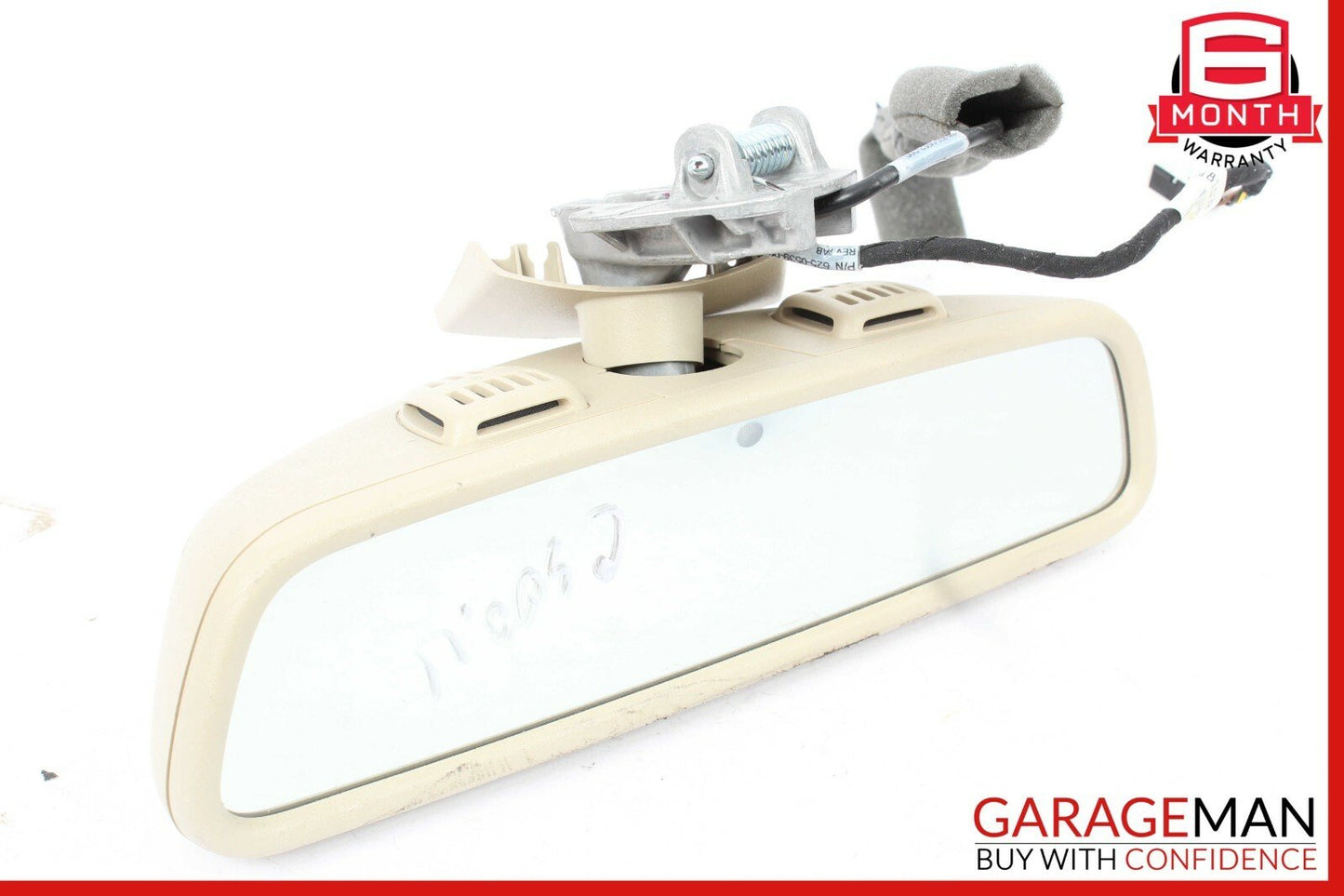 08-14 Mercedes W204 C300 C250 Interior Rear View Mirror Beige