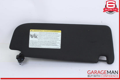 16-18 Audi A6 A7 Front Left Driver Side Sun Visor Sunvisor Black 4G0857551M OEM
