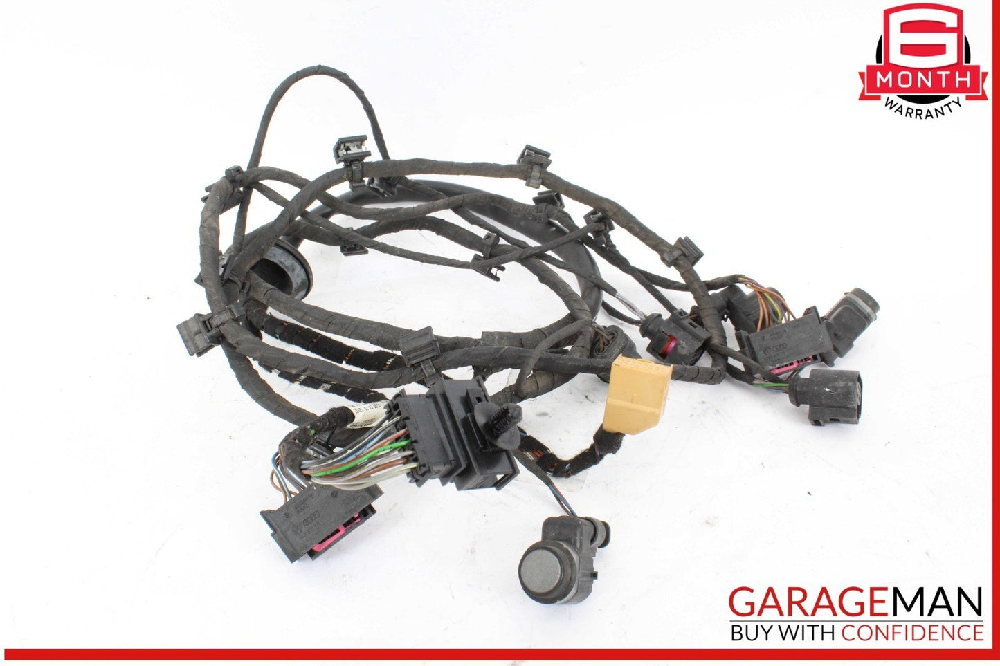 14-17 Audi SQ5 Rear Park Parking Assist PDC Sensors w/ Wire Wiring Harness OEM