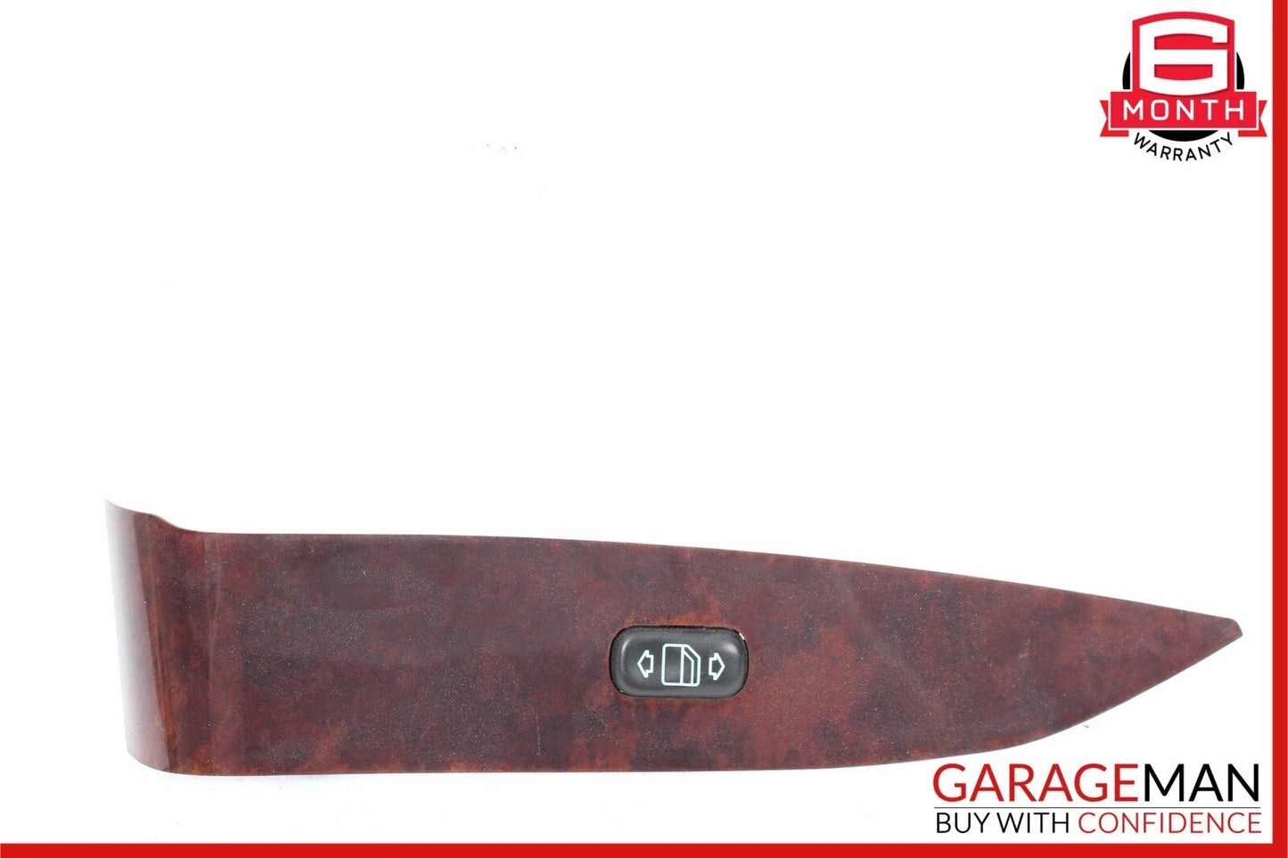00-06 Mercedes W215 CL500 CL600 Front Left Driver Side Window Glass Switch Wood