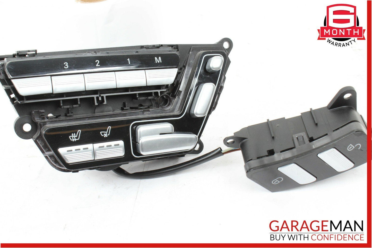 07-14 Mercedes S550 CL600 Front Right Side Seat Adjust Control Switch Set OEM
