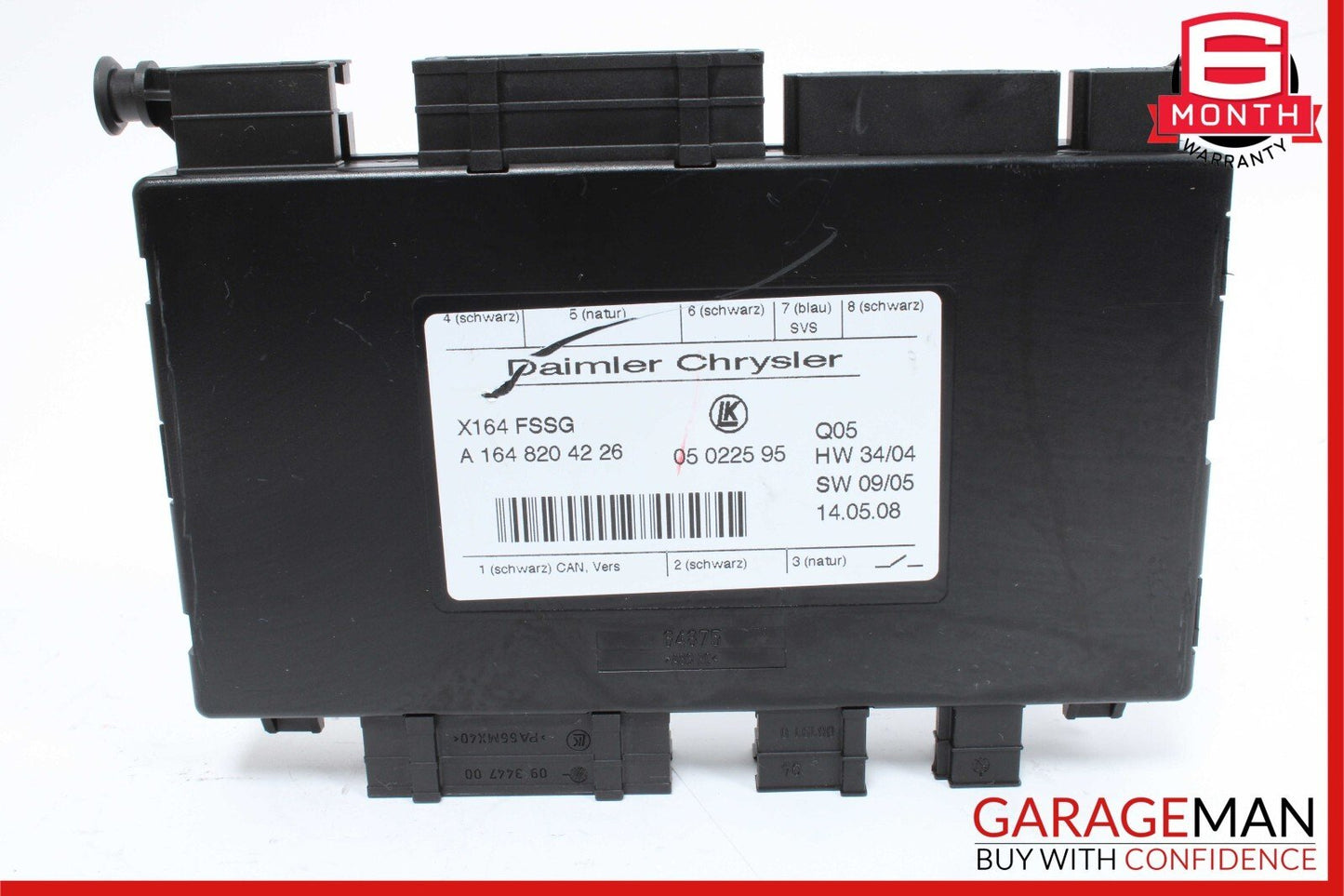 07-12 Mercedes GL550 GL320 GL500 3rd Third Row Seat Power Folding Control Module