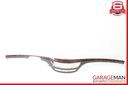 07-09 Mercedes W221 S400 S550 Front Dashboard Trim Panel Cover Bezel Wood OEM