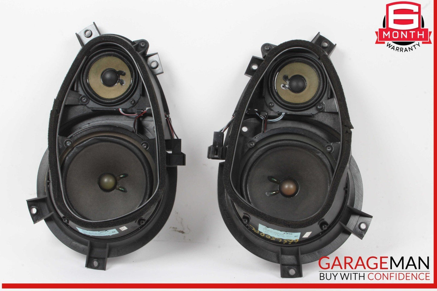 03-08 Mercedes R230 SL500 SL55 Left & Right Side Door Audio Speakers Set Bose