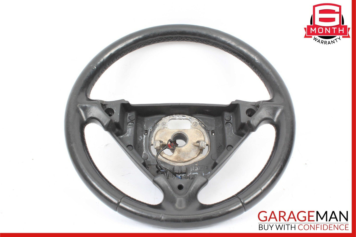 03-10 Porsche Cayenne Turbo 955 957 3 Spoke Driver Steering Wheel Black OEM