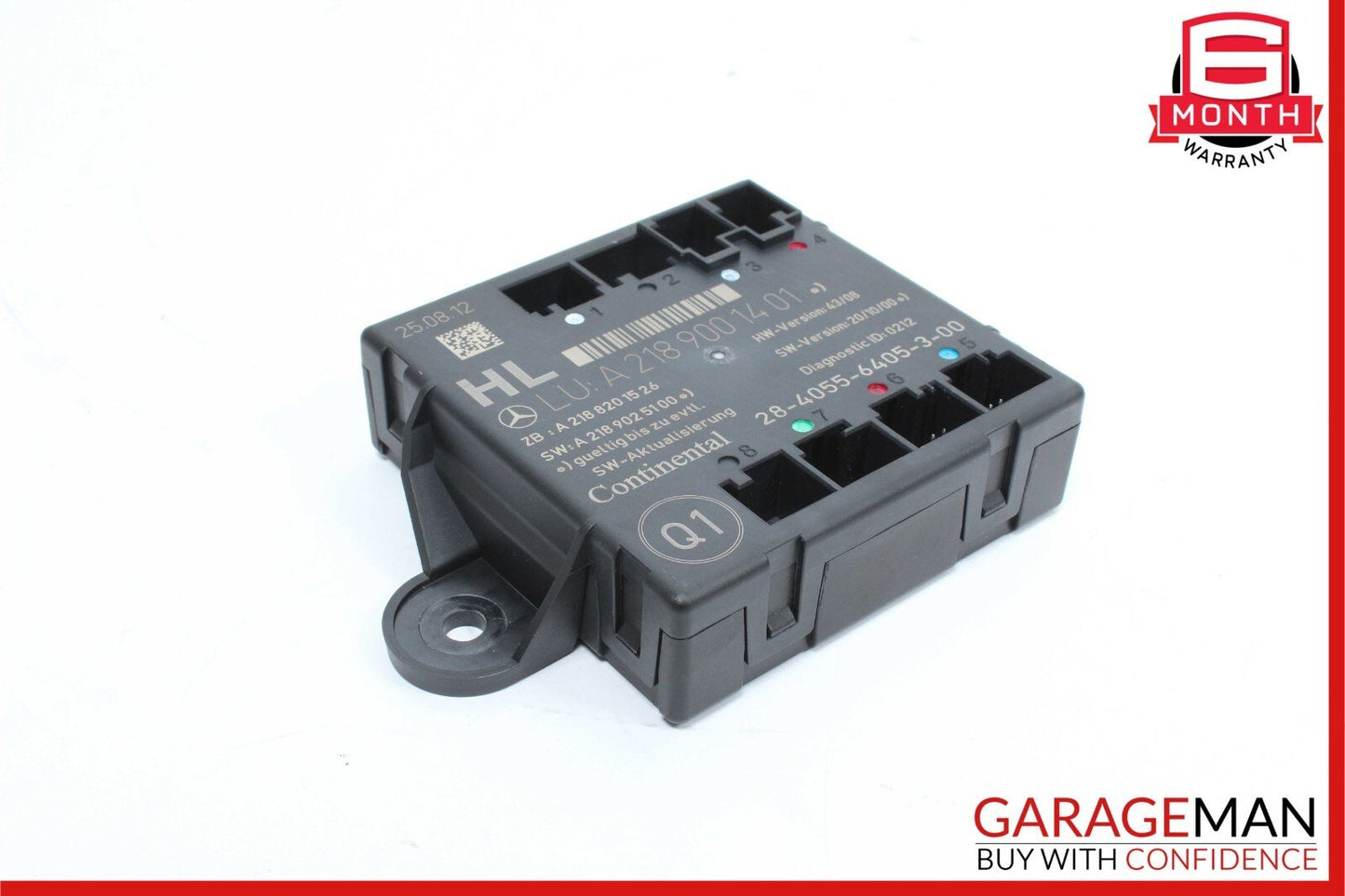 08-18 Mercedes W204 C250 Rear Left Side Door Control Module 2188201526 OEM