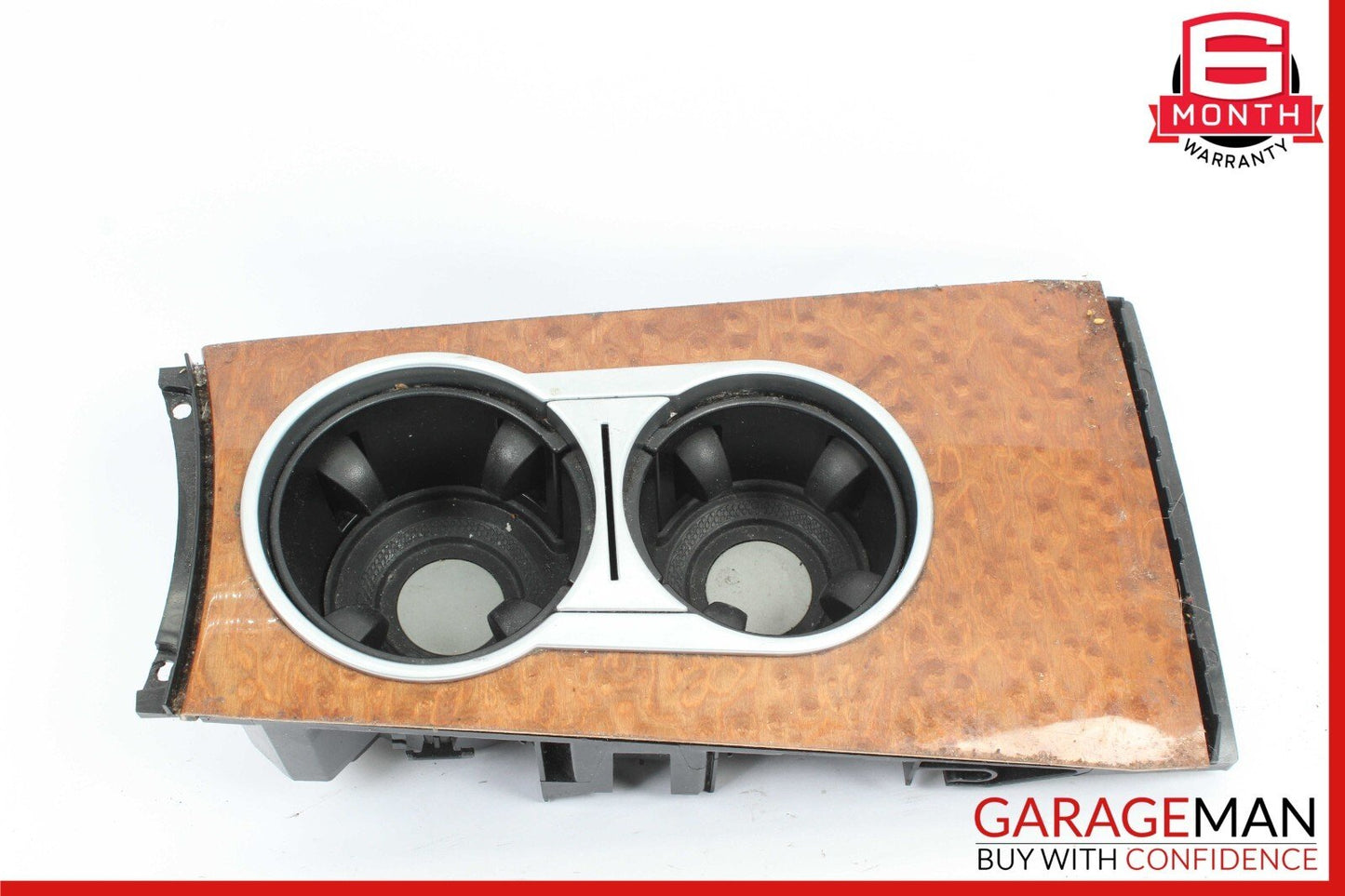 06-12 Mercedes X164 GL450 GL550 ML500 Center Console Cup Holder Compartment Wood