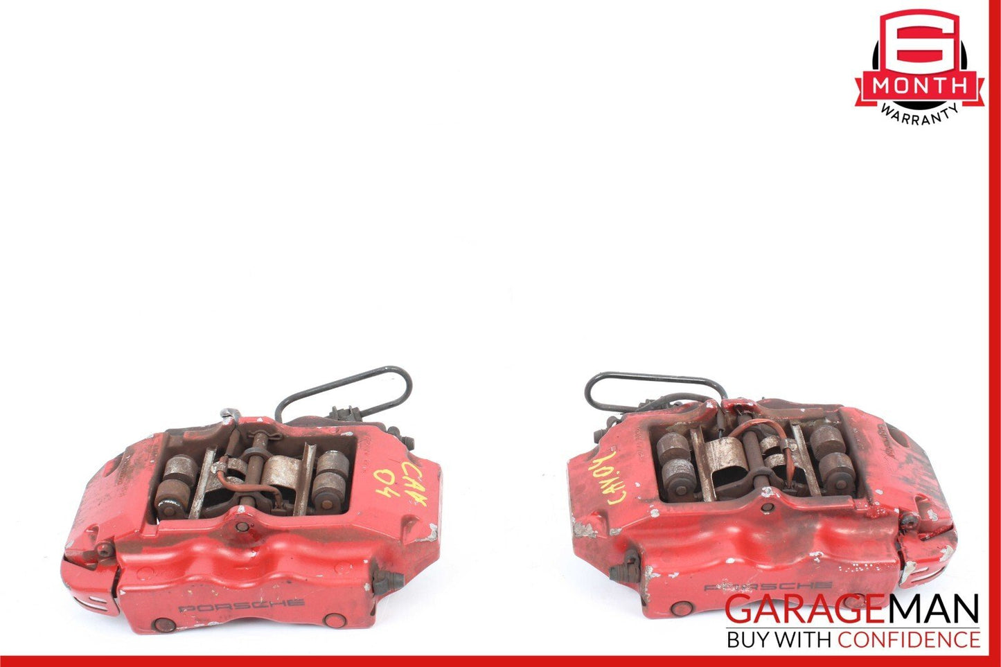 03-10 Porsche Cayenne 955 957 Brembo Rear Brake Caliper Calipers Set of 2 Pc