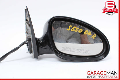 07-09 Mercedes W221 S550 S600 Right Side Mirror Door Rear View Black OEM