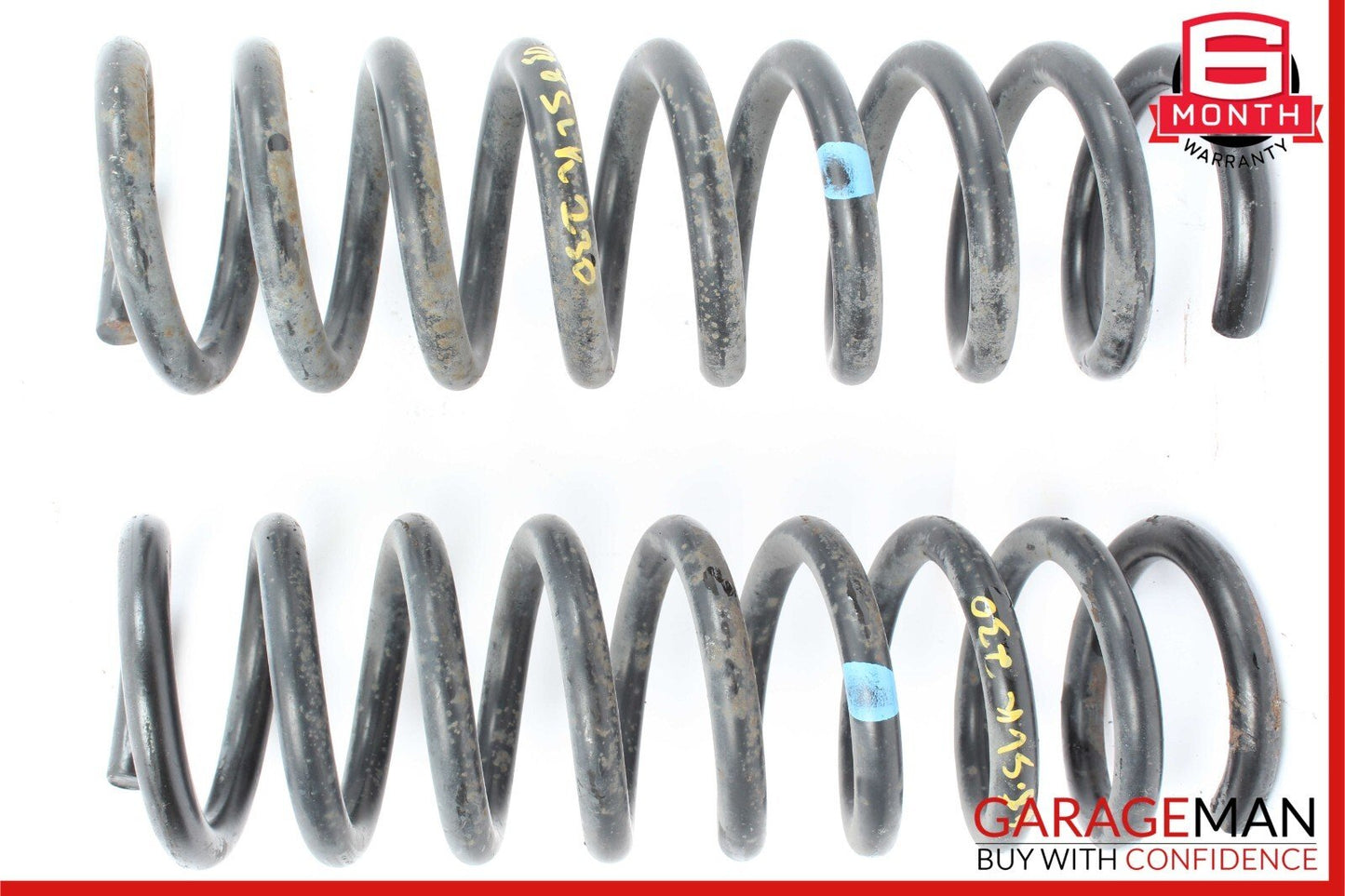 97-04 Mercedes R170 SLK230 SLK320 Rear Shock Absorber Coil Spring Set