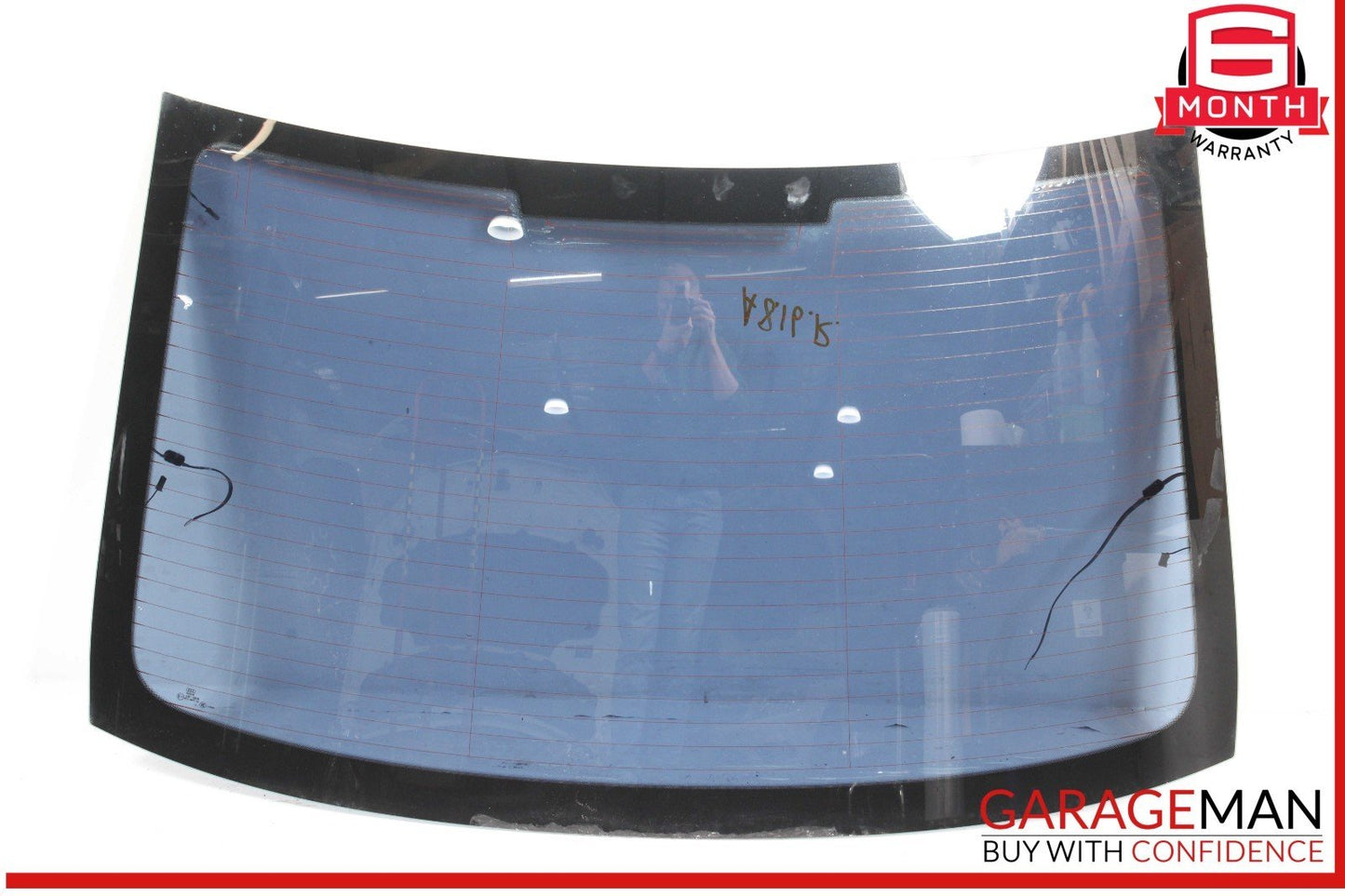 11-17 Audi D4 A8 S8 A8L Rear Back Windshield Glass 4H4845501R OEM