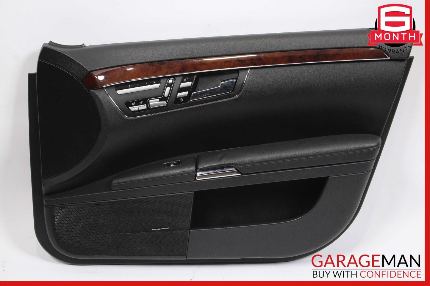 07-09 Mercedes W221 S450 S550 Front Right Interior Door Panel Assembly Black OEM