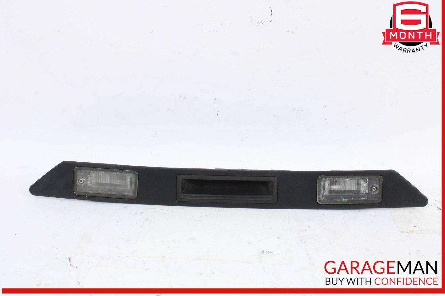 07-15 Audi Q7 Rear Tailgate Trunk Handle w/ License Plate Light Lamp OEM