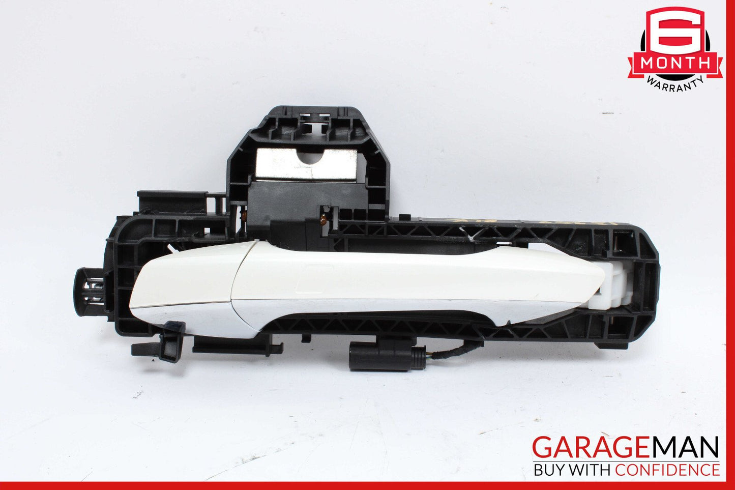 10-15 Mercedes X204 GLK250 Rear Left Side Exterior Door Handle White OEM