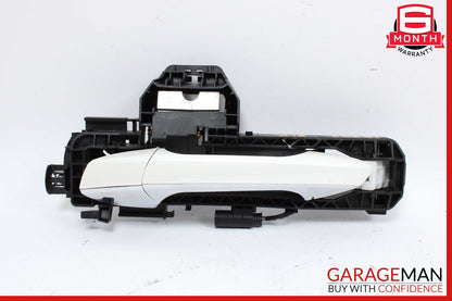 10-15 Mercedes X204 GLK250 Rear Left Side Exterior Door Handle White OEM