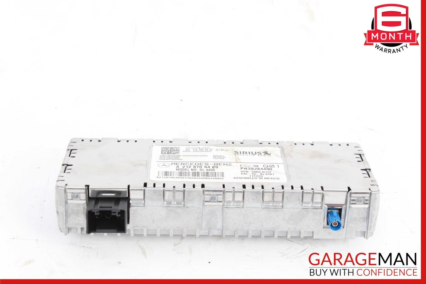 10-17 Mercedes W212 E350 C300 Sirius Satellite Radio Receiver Module Unit OEM