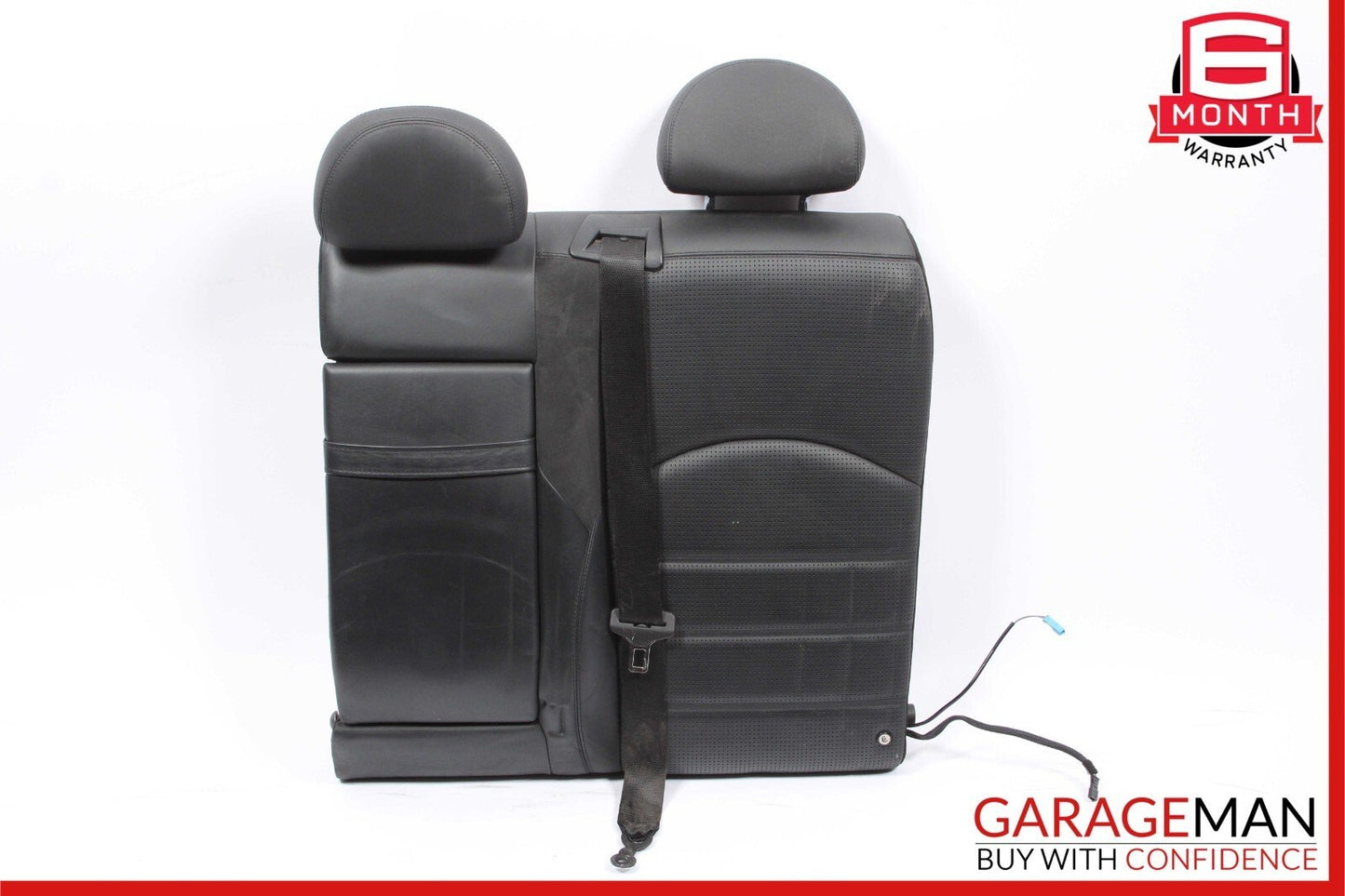 07-09 Mercedes W211 E63 AMG Rear Left Top Upper Seat Cushion Cover Black OEM