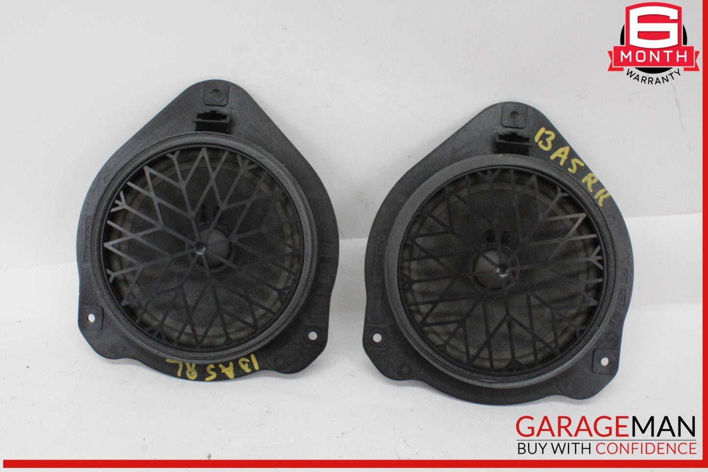 09-16 Audi A5 S4 Rear Right and Left Side Audio Door Speaker Set 8T0035411 OEM