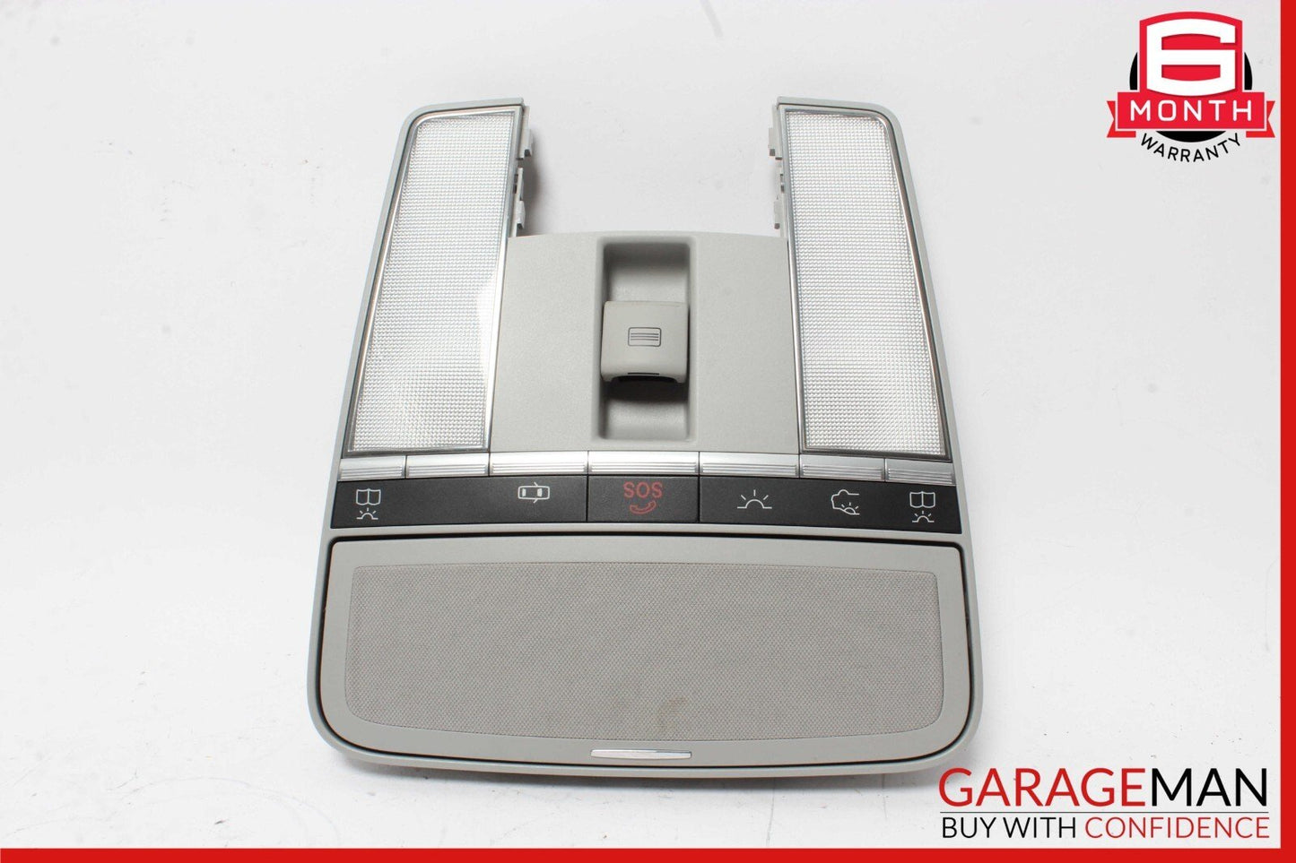 07-10 Mercedes W221 S550 CL550 Overhead Dome Light Sunroof Control Grey OEM