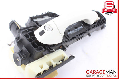 10-13 Mercedes W212 E350 Front Left Side Exterior Door Handle Assembly White OEM