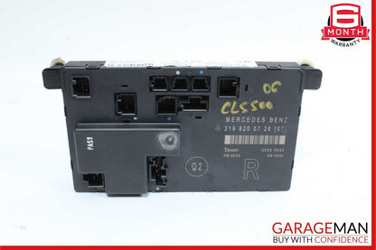 06-11 Mercedes W219 CLS550 Front Right Passenger Side Door Control Module Unit